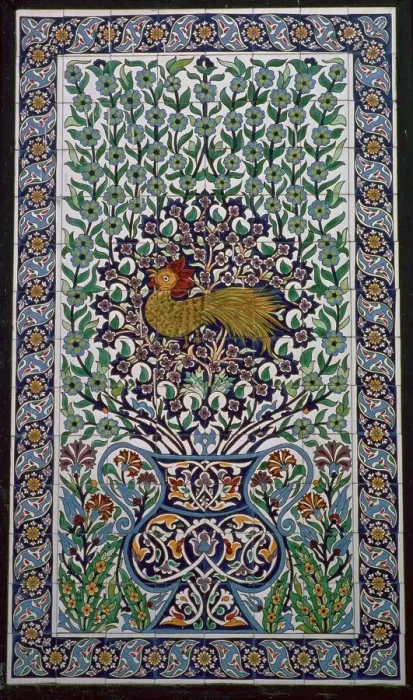 Framed Print : Detail of a tile design in Nabuel, Tunisia Framed Print : Detail of a tile design in Nabuel, Tunisia