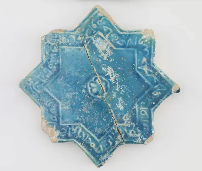 Framed Print : Tile, Il-Khanid dynasty, 12th-13th century. Creator: Unknown Framed Print : Tile, Il-Khanid dynasty, 12th-13th century. Creator: Unknown
