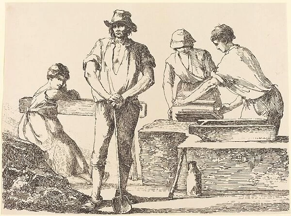 Tilemakers, 1803. Creator: Thomas Barker