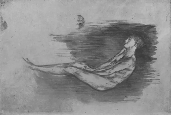 Framed Print : Tillie, A Model, 1873, (1904). Artist: James Abbott McNeill Whistler Framed Print : Tillie, A Model, 1873, (1904). Artist: James Abbott McNeill Whistler