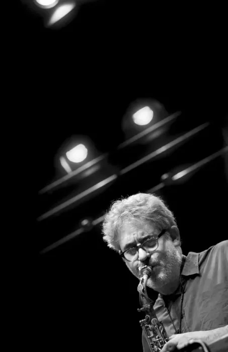 Framed Print : Tim Berne, 2016. Artist: Alan John Ainsworth Framed Print : Tim Berne, 2016. Artist: Alan John Ainsworth