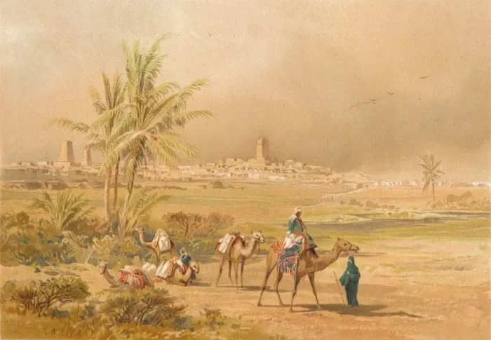 Framed Print : Timbuctoo, c1852, (1903). Artist: Johann Martin Bernatz Framed Print : Timbuctoo, c1852, (1903). Artist: Johann Martin Bernatz
