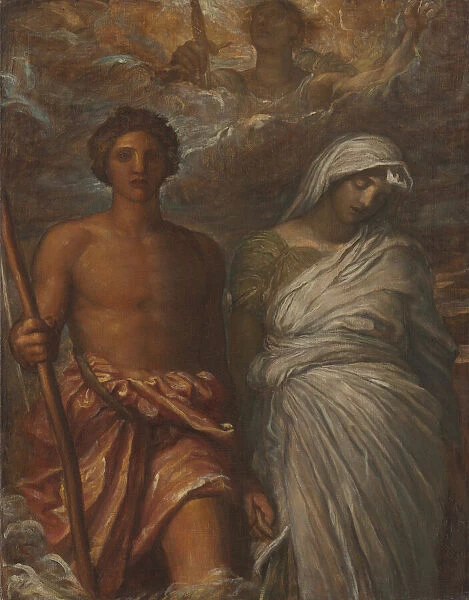 Time, Death and Judgment, 1866. Creator: George Frederick Watts