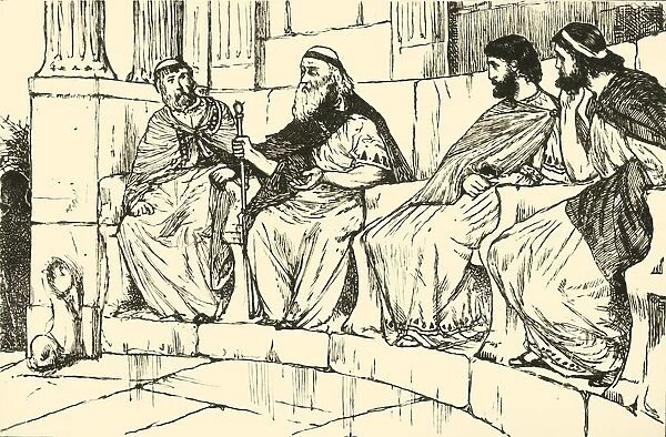 Timelon in the Syracusan Assembly, 1890. Creator: Unknown