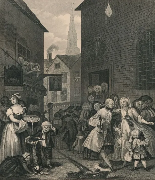 Framed Print : Times of the Day - Noon, 1870. Artist: WH Worthington Framed Print : Times of the Day - Noon, 1870. Artist: WH Worthington