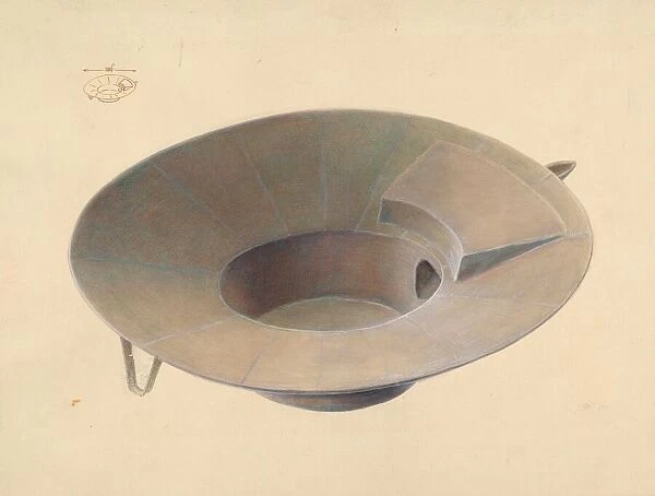 Tin Bath Tub, c. 1937. Creator: Gordon Saltar