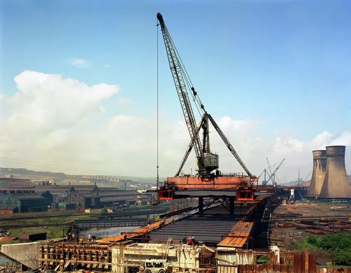 Framed Print : Tinsley Viaduct under construction, Meadowhall, near Sheffield, South Yorkshire, 1967 Framed Print : Tinsley Viaduct under construction, Meadowhall, near Sheffield, South Yorkshire, 1967