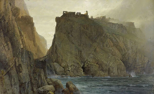 Tintagel on the Cornish Coast, 1879. Creator: William Trost Richards