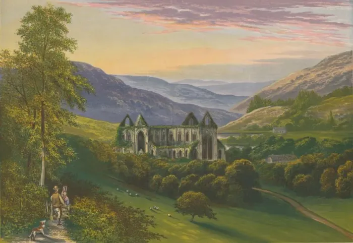 Framed Print : Tintern Abbey, 1882, (1897). Artist: Alexander Francis Lydon Framed Print : Tintern Abbey, 1882, (1897). Artist: Alexander Francis Lydon