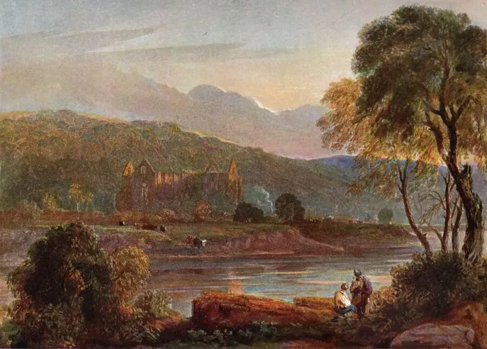 Framed Print : Tintern Abbey, c1840. Artists: David Cox the elder, Walter de Clare Framed Print : Tintern Abbey, c1840. Artists: David Cox the elder, Walter de Clare