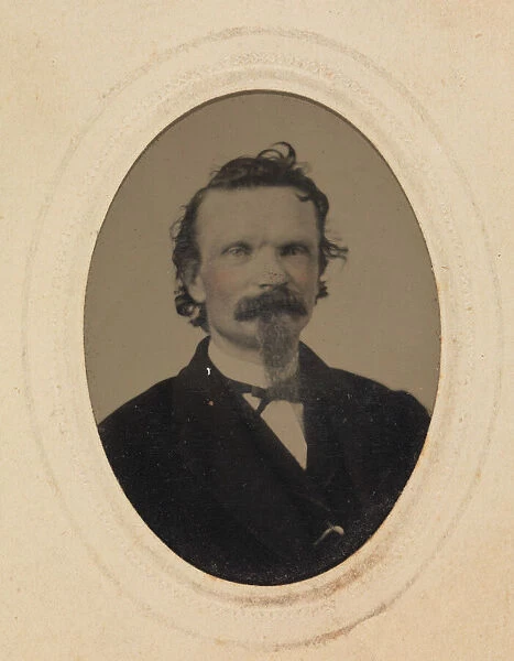 Tintype Photograph of Gustave Young (1827-1895), American, Springfield, Massachusetts