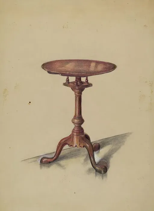 Framed Print : Tip-top Table, 1935 / 1942. Creator: Hans Korsch Framed Print : Tip-top Table, 1935 / 1942. Creator: Hans Korsch