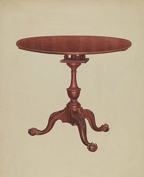 Tip-top-table, 1937. Creator: Frank Wenger