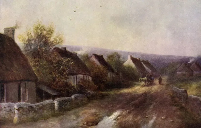 Framed Print : A Tipperary Village, Ireland, 1924-1926. Artist: JW Gozzard Framed Print : A Tipperary Village, Ireland, 1924-1926. Artist: JW Gozzard