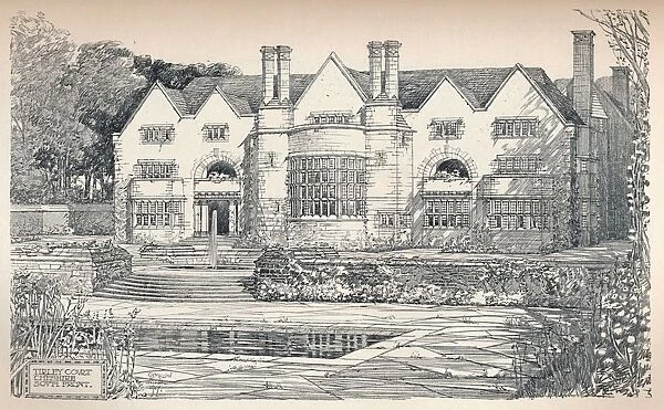 Tirley Court, Cheshire: South Front, 1906. Artist: Charles Edward Mallows