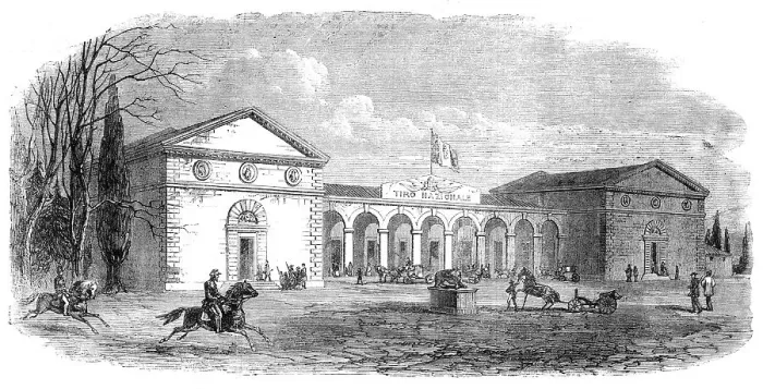 Framed Print : The Tiro Nazionale at Florence, 1862. Creator: Unknown Framed Print : The Tiro Nazionale at Florence, 1862. Creator: Unknown