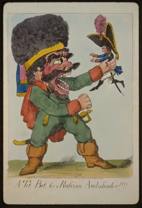 Framed Print : A tit bit for a Russian ambassador!!!, 1803. Artist: Anonymous Framed Print : A tit bit for a Russian ambassador!!!, 1803. Artist: Anonymous