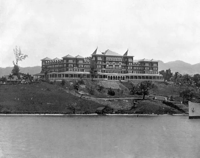 Framed Print : Titchfield Hotel, Port Antonio, Jamaica, c1905. Artist: Adolphe Duperly & Son Framed Print : Titchfield Hotel, Port Antonio, Jamaica, c1905. Artist: Adolphe Duperly & Son