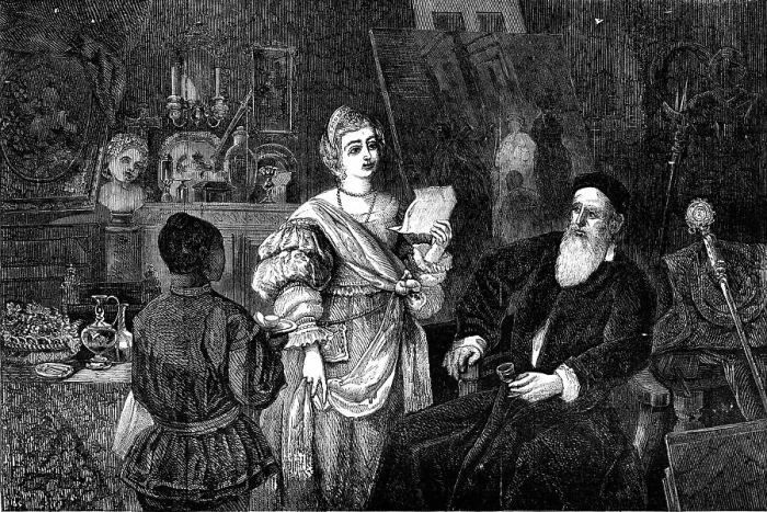 Framed Print : Titian and his God-Daughter - a Sonnet from Peter Aretin - painted by W. H. Kearney - from the Exh Creator: Unknown. Titian and his God-Daughter - a Sonnet from Peter Aretin - painted by W. H. Kearney - from the Exh Creator: Unknown Framed Print : Titian and his God-Daughter - a Sonnet from Peter Aretin - painted by W. H. Kearney - from the Exh Creator: Unknown. Titian and his God-Daughter - a Sonnet from Peter Aretin - painted by W. H. Kearney - from the Exh Creator: Unknown