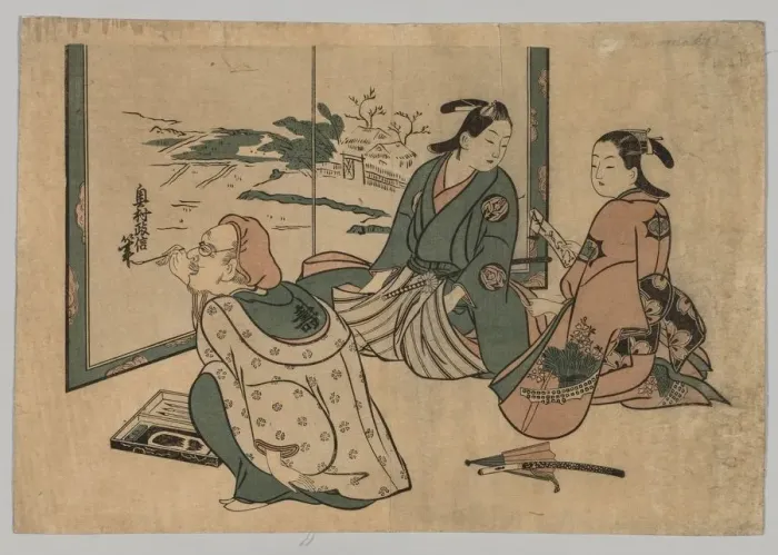 Framed Print : No Title, 1742-1755. Creator: Okumura Masanobu (Japanese, 1686-1764) Framed Print : No Title, 1742-1755. Creator: Okumura Masanobu (Japanese, 1686-1764)