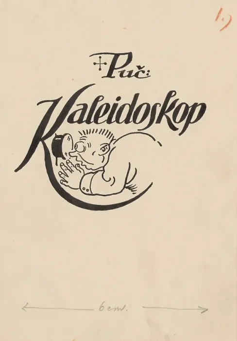 Framed Print : Title Letter to the Kaleidoscope Collection of Drawings, around 1940. Creator: Andrej Kovacik Framed Print : Title Letter to the Kaleidoscope Collection of Drawings, around 1940. Creator: Andrej Kovacik