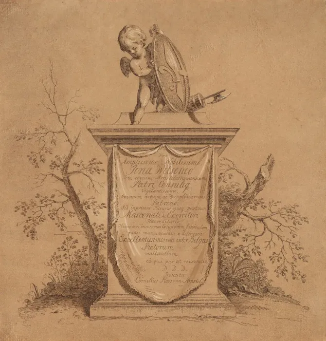 Framed Print : Title Page, 1765. Creator: Cornelis Ploos van Amstel Framed Print : Title Page, 1765. Creator: Cornelis Ploos van Amstel