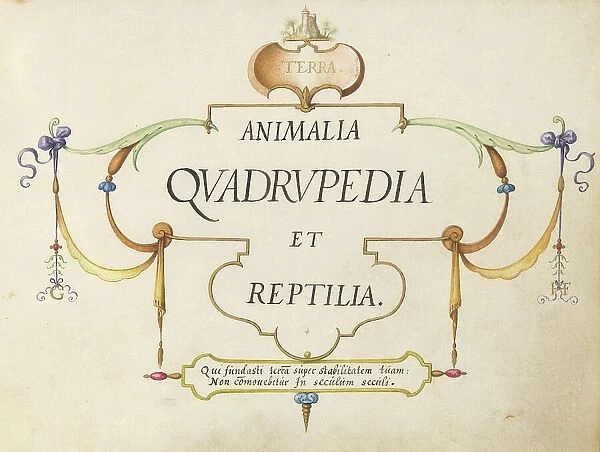 Title Page, c. 1575 / 1580. Creator: Joris Hoefnagel