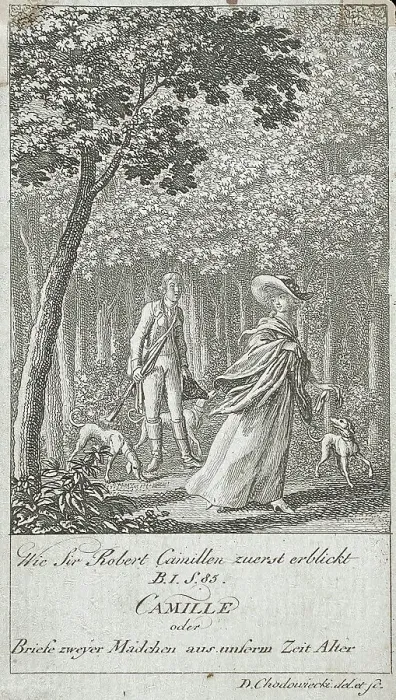 Framed Print : Title Page for Camille, 1787. Creator: Daniel Nikolaus Chodowiecki Framed Print : Title Page for Camille, 1787. Creator: Daniel Nikolaus Chodowiecki