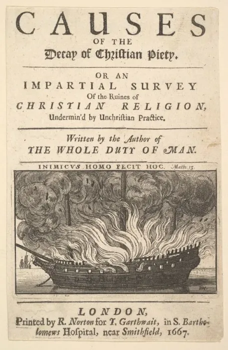 Framed Print : Title page: The Causes of the Decay of Christian Piety, 1667. Creator: Wenceslaus Hollar Framed Print : Title page: The Causes of the Decay of Christian Piety, 1667. Creator: Wenceslaus Hollar
