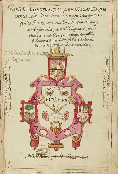 Framed Print : Title Page, completed in 1616. Creator: Unknown Framed Print : Title Page, completed in 1616. Creator: Unknown