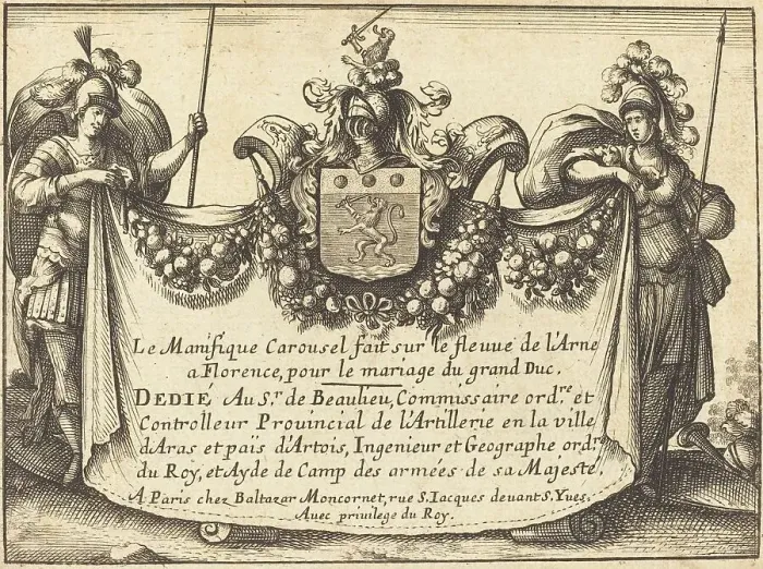 Framed Print : Title Page. Creator: Balthasar Moncornet Framed Print : Title Page. Creator: Balthasar Moncornet