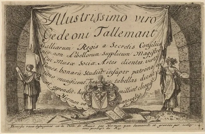 Framed Print : Title Page. Creator: Herman van Swanevelt Framed Print : Title Page. Creator: Herman van Swanevelt