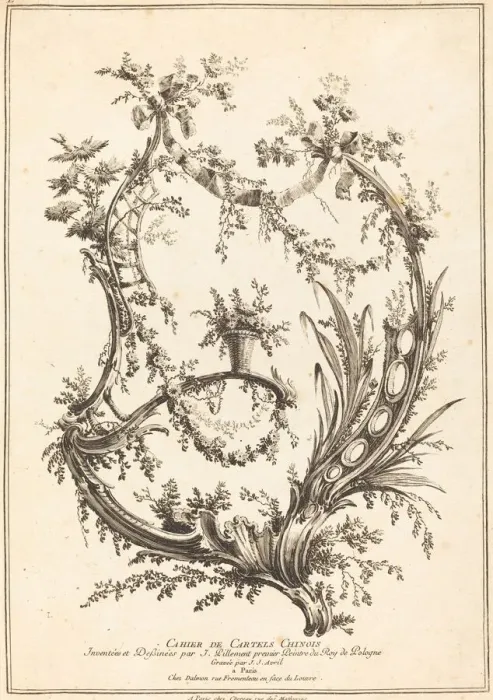 Framed Print : Title Page. Creator: Jean Jacques Avril Framed Print : Title Page. Creator: Jean Jacques Avril