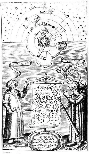Title page of A Discourse Concerning a New World & Another Planet by John Wilkins, 1683