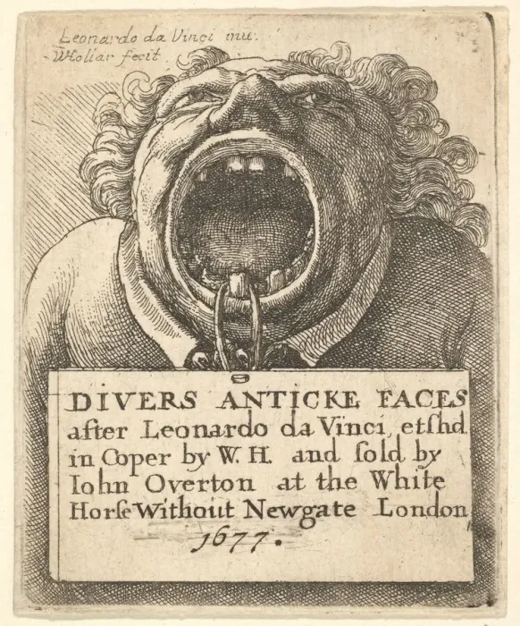 Framed Print : Title Page, Divers Anticke Faces, 1677. Creator: Wenceslaus Hollar Framed Print : Title Page, Divers Anticke Faces, 1677. Creator: Wenceslaus Hollar