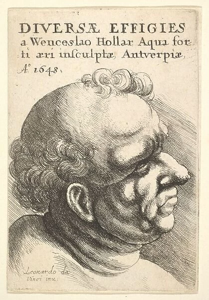 Title Page, Diversae Effigies, 1648. Creator: Wenceslaus Hollar