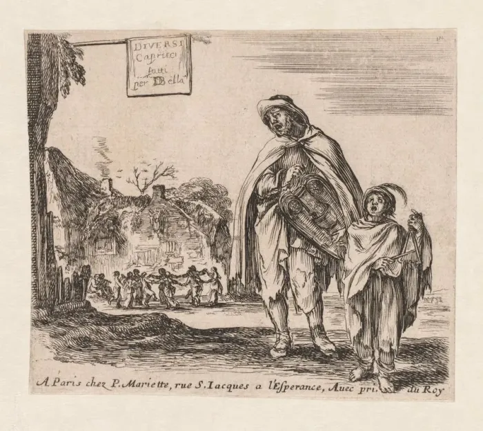 Framed Print : Title Page: Diversi Capricci, 1647. Creator: Stefano Della Bella (Italian, 1610-1664) Framed Print : Title Page: Diversi Capricci, 1647. Creator: Stefano Della Bella (Italian, 1610-1664)