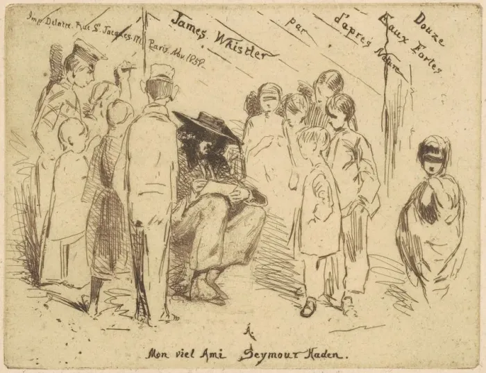 Framed Print : The Title Page for Douze Eaux Fortes d apres Nature, 1858 Framed Print : The Title Page for Douze Eaux Fortes d apres Nature, 1858