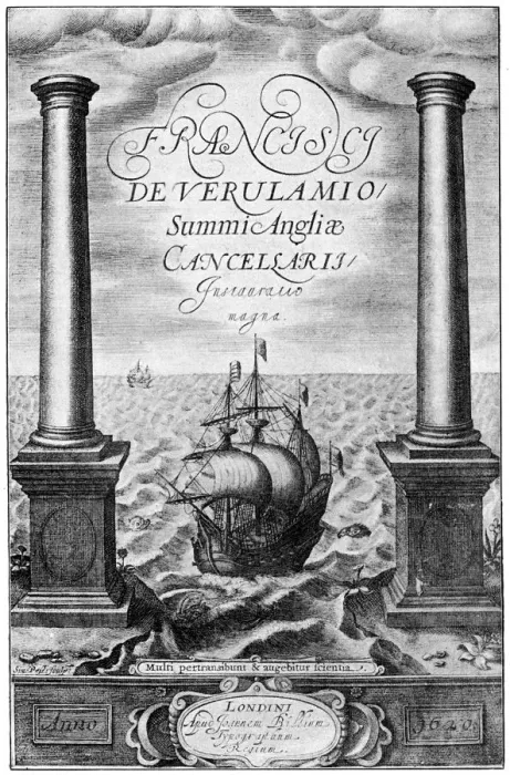 Framed Print : Title page of Francis Bacons Instauratio Magna, 1620 (1893) Framed Print : Title page of Francis Bacons Instauratio Magna, 1620 (1893)