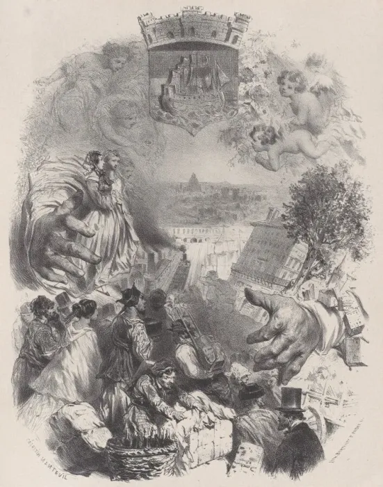 Framed Print : Title Page for Les Artistes Anciens & Modernes, Vol. IX, ca. 1848-62 Framed Print : Title Page for Les Artistes Anciens & Modernes, Vol. IX, ca. 1848-62