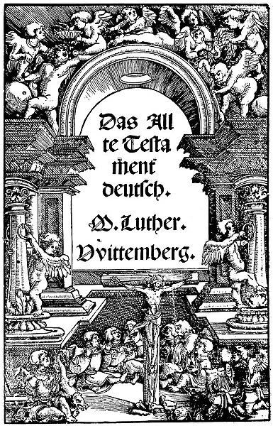 Title page of Luthers translation of the Old Testament, 1534