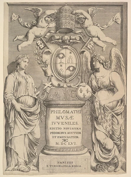 Title Page: Philomathi Musae Juveniles, 1655. Creator: Claude Mellan