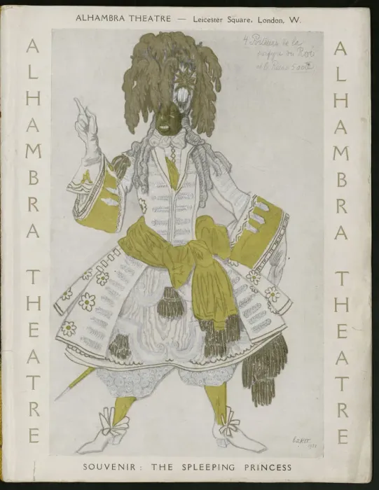 Framed Print : Title page of Souvenir program for Ballets Russes. Artist: Bakst, Leon (1866-1924) Framed Print : Title page of Souvenir program for Ballets Russes. Artist: Bakst, Leon (1866-1924)
