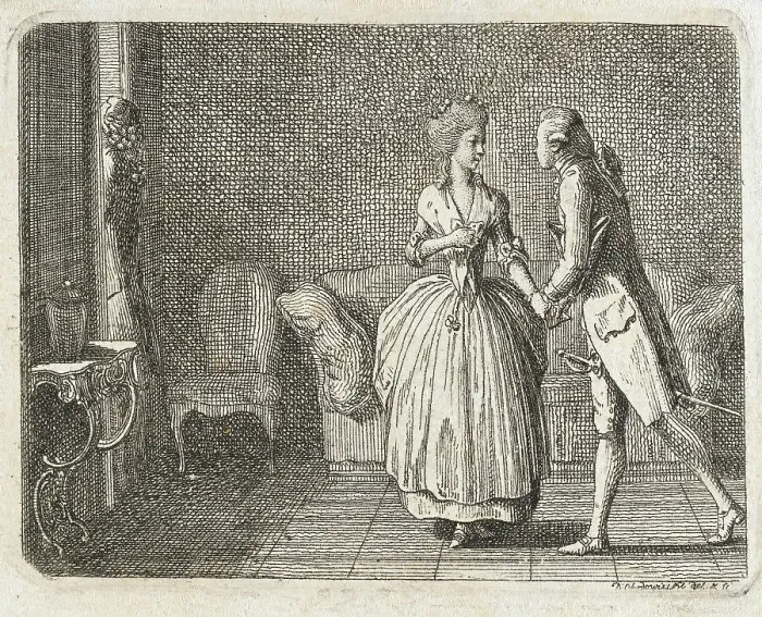 Framed Print : Title Vignette for Meissner's Sketches, 1783. Creator: Daniel Nikolaus Chodowiecki Framed Print : Title Vignette for Meissner's Sketches, 1783. Creator: Daniel Nikolaus Chodowiecki