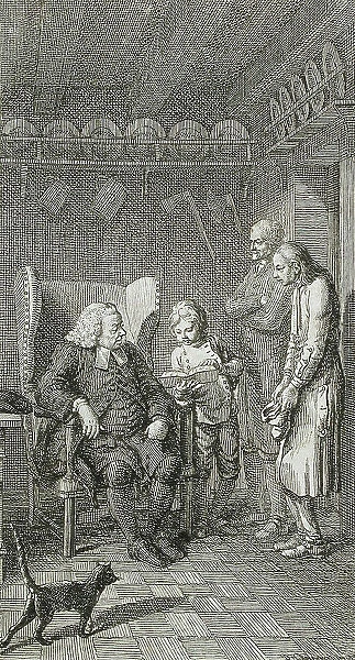 Title Vignette for Stilling's Adolescent Years, 1778. Creator: Daniel Nikolaus Chodowiecki