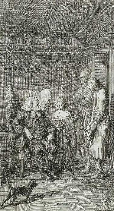 Framed Print : Title Vignette for Stilling's Adolescent Years, 1778. Creator: Daniel Nikolaus Chodowiecki Framed Print : Title Vignette for Stilling's Adolescent Years, 1778. Creator: Daniel Nikolaus Chodowiecki