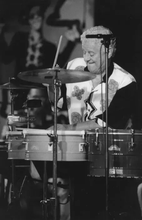 Framed Print : Tito Puente, c1992. Creator: Brian Foskett Framed Print : Tito Puente, c1992. Creator: Brian Foskett