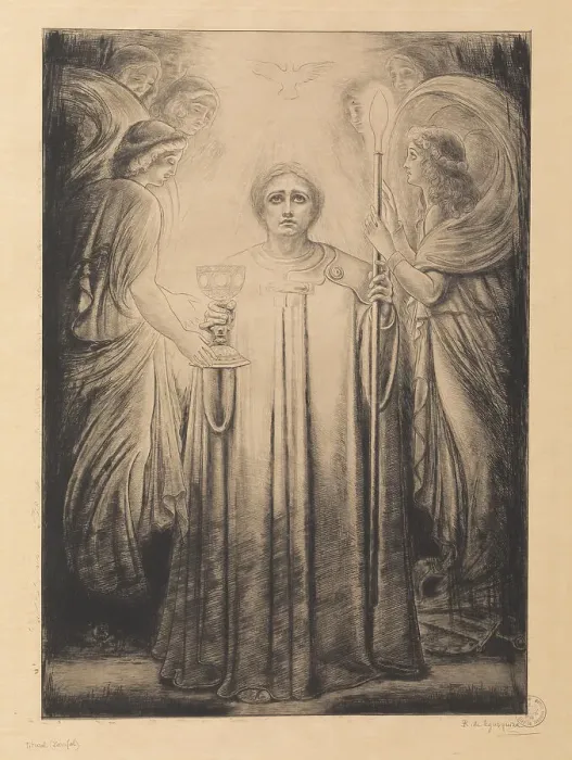 Framed Print : Titurel. Found in the Collection of Museo del Prado, Madrid