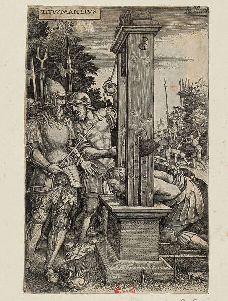 Titus Manlius, c. 1535. Creator: Pencz, Georg (1500  /  02-1550)