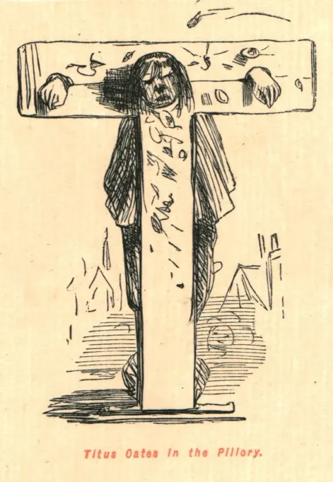 Framed Print : Titus Oates in the Pillory, 1897. Creator: John Leech Framed Print : Titus Oates in the Pillory, 1897. Creator: John Leech